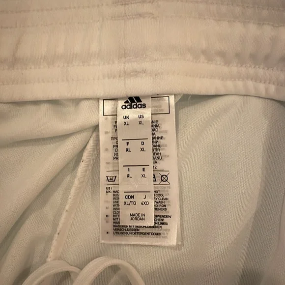 Adidas men’s Tiro 19 soccer pants size XL white/black - Picture 8 of 9